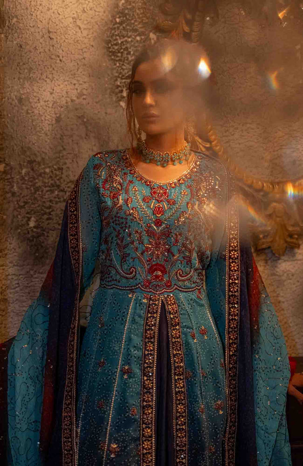 Abtextiles - Zurr Signature Luxury Chiffon'25 by AB Textiles Chiffon Suit Ready To wear 3 Piece-Wedding Collection - aubranz.com