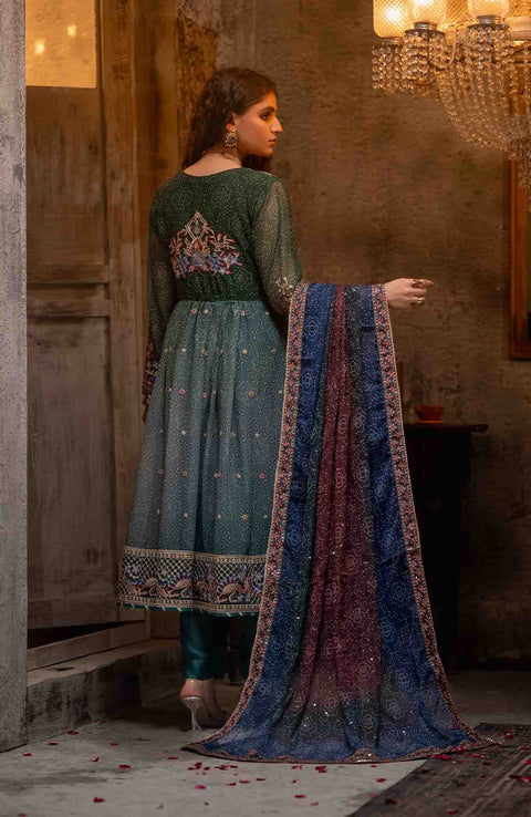 Abtextiles - Zurr Signature Luxury Chiffon'25 by AB Textiles Chiffon Suit Ready To wear 3 Piece-Wedding Collection - aubranz.com