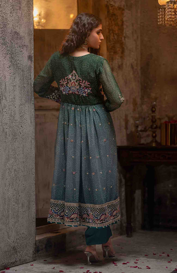 Abtextiles - Zurr Signature Luxury Chiffon'25 by AB Textiles Chiffon Suit Ready To wear 3 Piece-Wedding Collection - aubranz.com