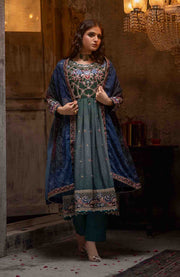 Abtextiles - Zurr Signature Luxury Chiffon'25 by AB Textiles Chiffon Suit Ready To wear 3 Piece-Wedding Collection - aubranz.com