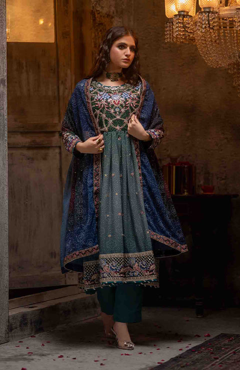 Abtextiles - Zurr Signature Luxury Chiffon'25 by AB Textiles Chiffon Suit Ready To wear 3 Piece-Wedding Collection - aubranz.com