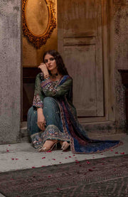 Abtextiles - Zurr Signature Luxury Chiffon'25 by AB Textiles Chiffon Suit Ready To wear 3 Piece-Wedding Collection - aubranz.com