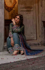 Abtextiles - Zurr Signature Luxury Chiffon'25 by AB Textiles Chiffon Suit Ready To wear 3 Piece-Wedding Collection - aubranz.com