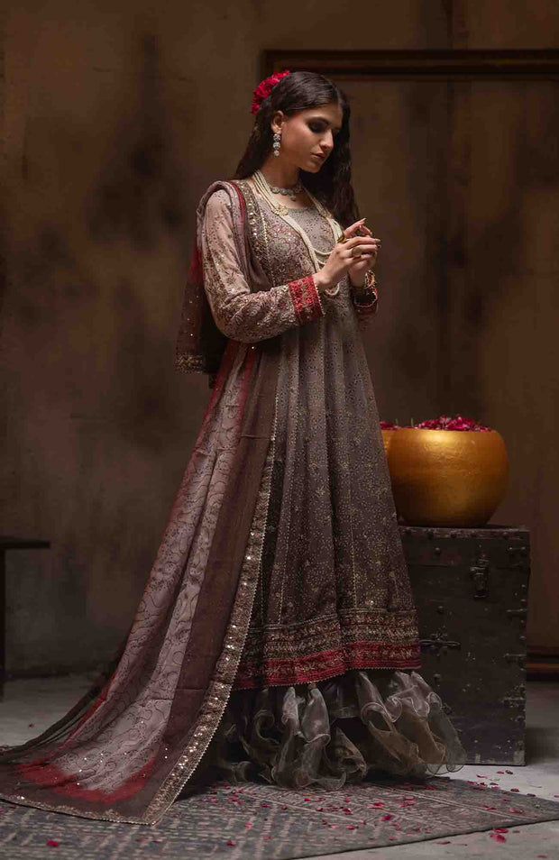 Abtextiles - Zurr Signature Luxury Chiffon'25 by AB Textiles Chiffon Suit Ready To wear 3 Piece-Wedding Collection - aubranz.com