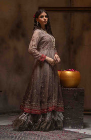 Abtextiles - Zurr Signature Luxury Chiffon'25 by AB Textiles Chiffon Suit Ready To wear 3 Piece-Wedding Collection - aubranz.com