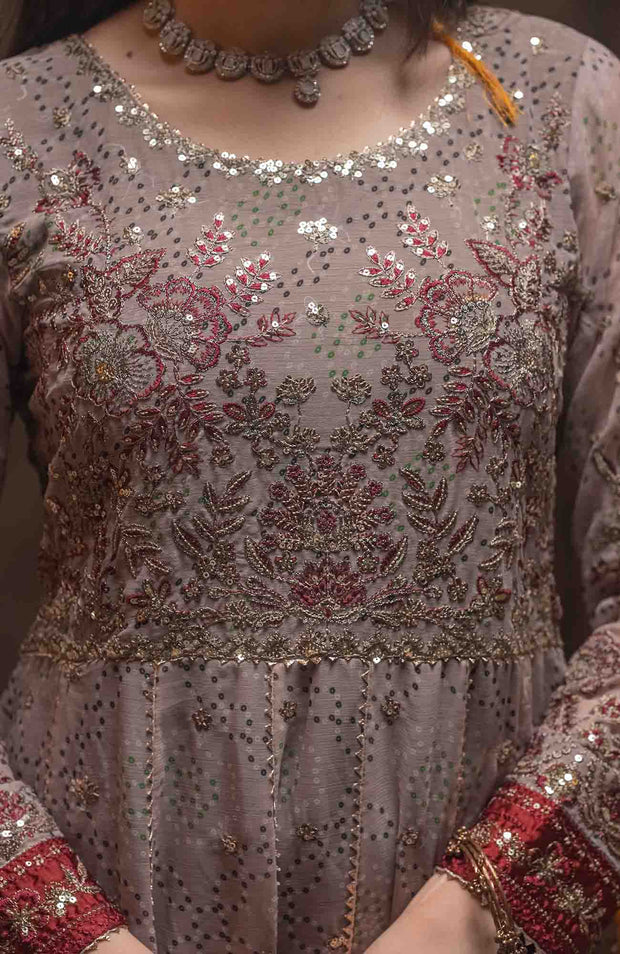 Abtextiles - Zurr Signature Luxury Chiffon'25 by AB Textiles Chiffon Suit Ready To wear 3 Piece-Wedding Collection - aubranz.com