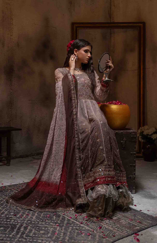 Abtextiles - Zurr Signature Luxury Chiffon'25 by AB Textiles Chiffon Suit Ready To wear 3 Piece-Wedding Collection - aubranz.com