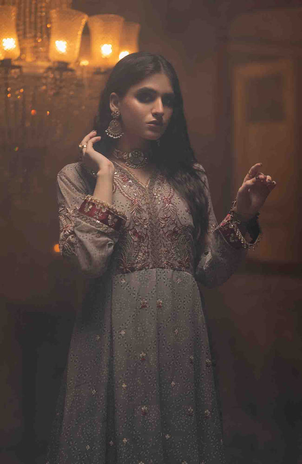 Abtextiles - Zurr Signature Luxury Chiffon'25 by AB Textiles Chiffon Suit Ready To wear 3 Piece-Wedding Collection - aubranz.com