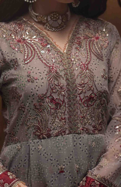 Abtextiles - Zurr Signature Luxury Chiffon'25 by AB Textiles Chiffon Suit Ready To wear 3 Piece-Wedding Collection - aubranz.com