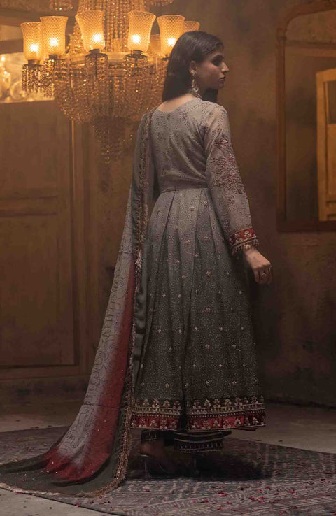 Abtextiles - Zurr Signature Luxury Chiffon'25 by AB Textiles Chiffon Suit Ready To wear 3 Piece-Wedding Collection - aubranz.com