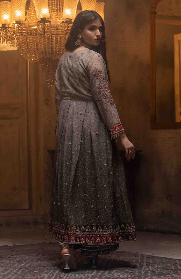 Abtextiles - Zurr Signature Luxury Chiffon'25 by AB Textiles Chiffon Suit Ready To wear 3 Piece-Wedding Collection - aubranz.com
