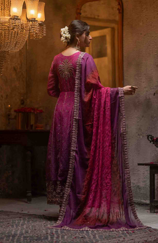 Abtextiles - Zurr Signature Luxury Chiffon'25 by AB Textiles Chiffon Suit Ready To wear 3 Piece-Wedding Collection - aubranz.com