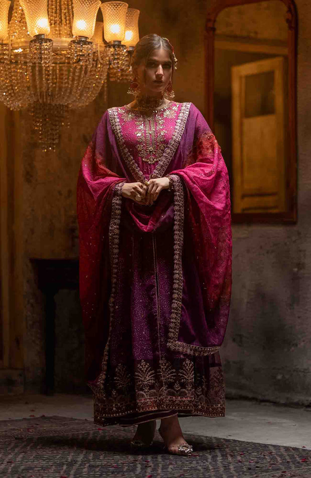 Abtextiles - Zurr Signature Luxury Chiffon'25 by AB Textiles Chiffon Suit Ready To wear 3 Piece-Wedding Collection - aubranz.com