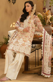 Saira_Rizwan - Saira Rizwan Luxury Lawn'25 Embroidered Suits unstitched 3 Piece - Summer Collection - aubranz.com