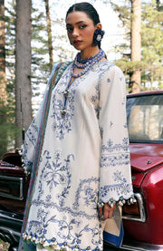 Zaha - Neelum Lawn'25 by Zaha Embroidered Suit Unstitched 3 piece - Summer Collection - aubranz.com