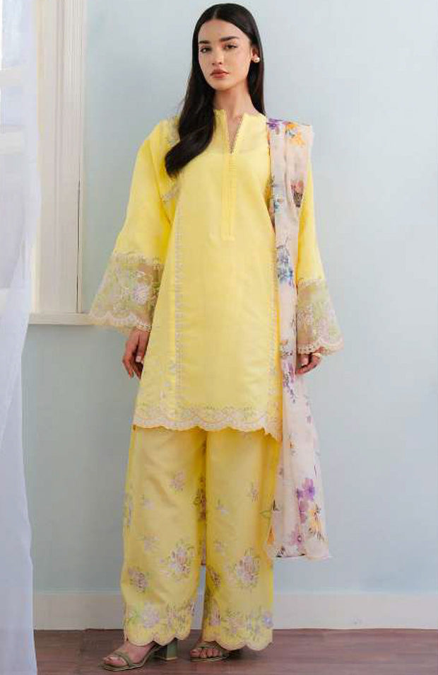 Zara_Shahjahan - Coco Lawn'25 By Zara Shahjahan Embroidered Suits Unstitched 3 Piece - Summer Collection - aubranz.com