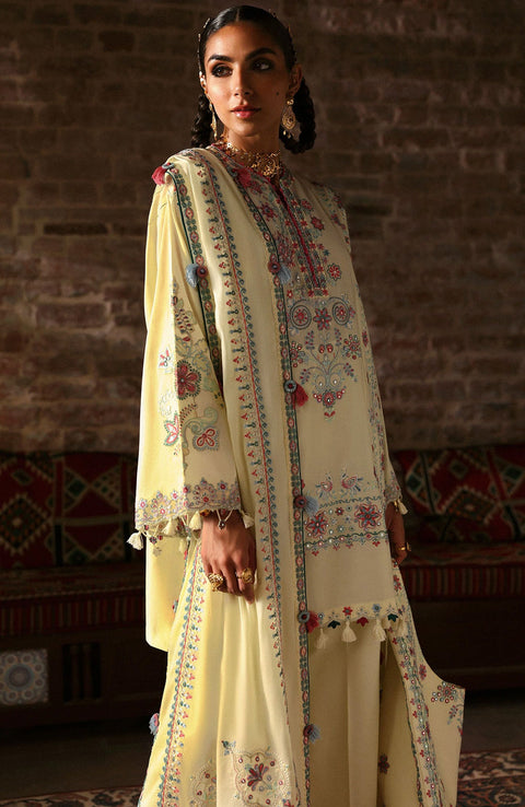Zaha - Zaha festive Spring Summer'25 Embroidered Lawn Suits Unstitched 3 Piece - Summer Collection - aubranz.com