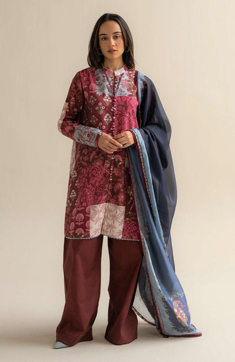 Zara_Shahjahan - Coco Prints'25 Vol-3 by Zara Shahjahan Printed Lawn Suits Unstitched 3 Piece - Summer Collection - aubranz.com