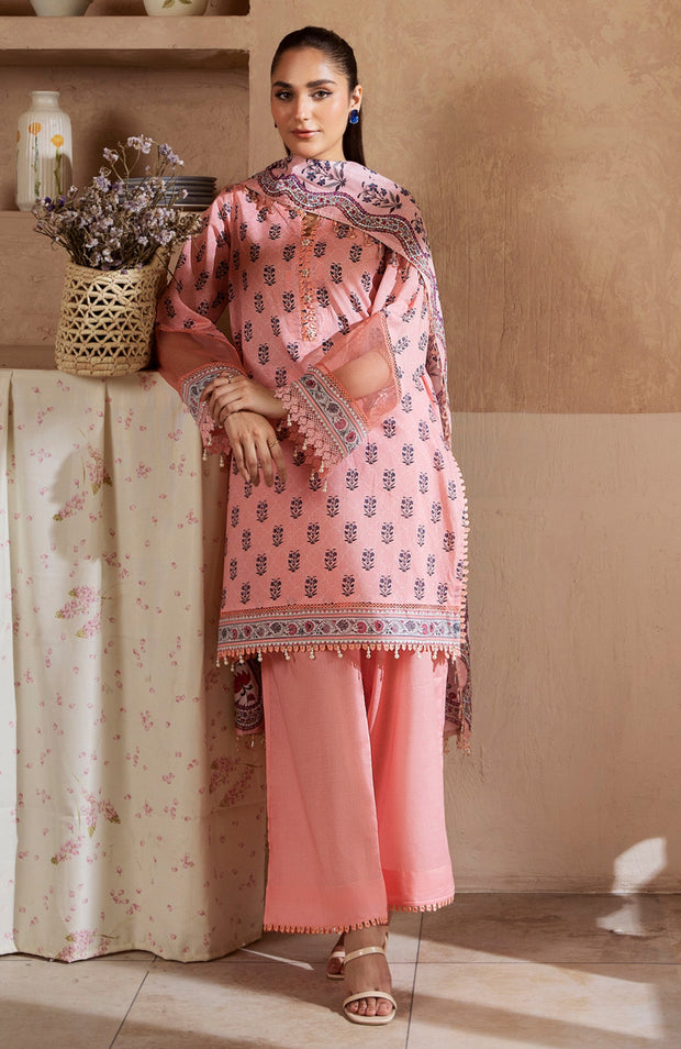 Mausummery - Mausummery Printed Lawn'25 Vol-4 Unstitched 3 Piece - Summer Collection - aubranz.com