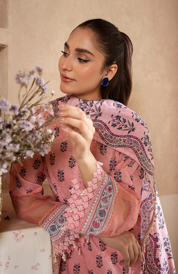 Mausummery - Mausummery Printed Lawn'25 Vol-4 Unstitched 3 Piece - Summer Collection - aubranz.com