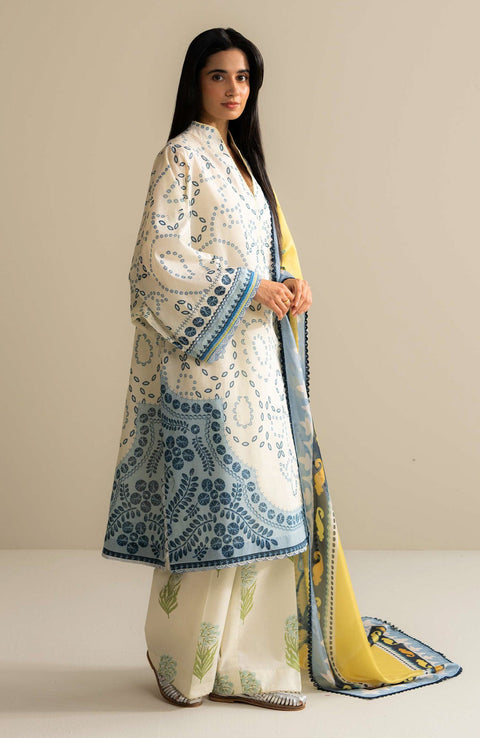 Zara_Shahjahan - Coco Prints'25 Vol-3 by Zara Shahjahan Printed Lawn Suits Unstitched 3 Piece - Summer Collection - aubranz.com