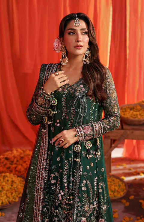 Nureh - Nureh Jhoomro Collection'25 Embroidered Suits Unstitched 3 Piece - Formal Collection - aubranz.com