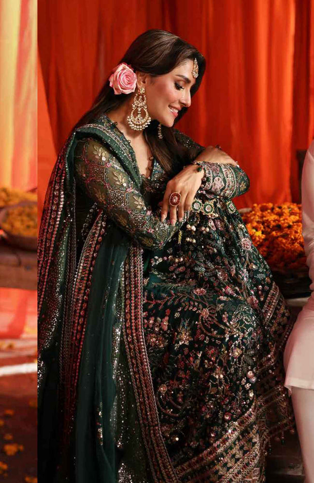 Nureh - Nureh Jhoomro Collection'25 Embroidered Suits Unstitched 3 Piece - Formal Collection - aubranz.com