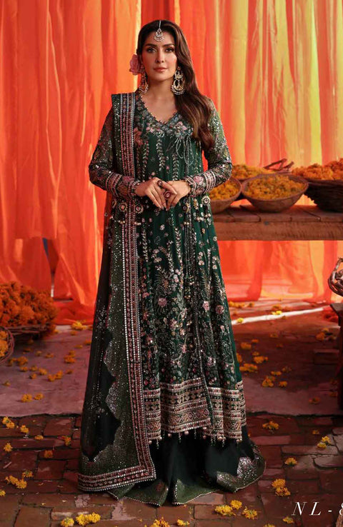 Nureh - Nureh Jhoomro Collection'25 Embroidered Suits Unstitched 3 Piece - Formal Collection - aubranz.com