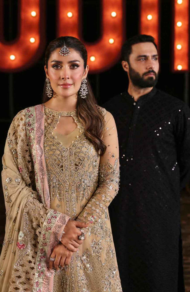 Nureh - Nureh Jhoomro Collection'25 Embroidered Suits Unstitched 3 Piece - Formal Collection - aubranz.com