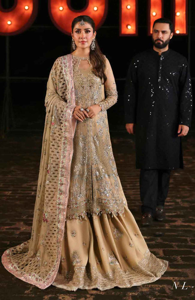 Nureh - Nureh Jhoomro Collection'25 Embroidered Suits Unstitched 3 Piece - Formal Collection - aubranz.com