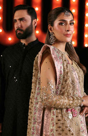 Nureh - Nureh Jhoomro Collection'25 Embroidered Suits Unstitched 3 Piece - Formal Collection - aubranz.com