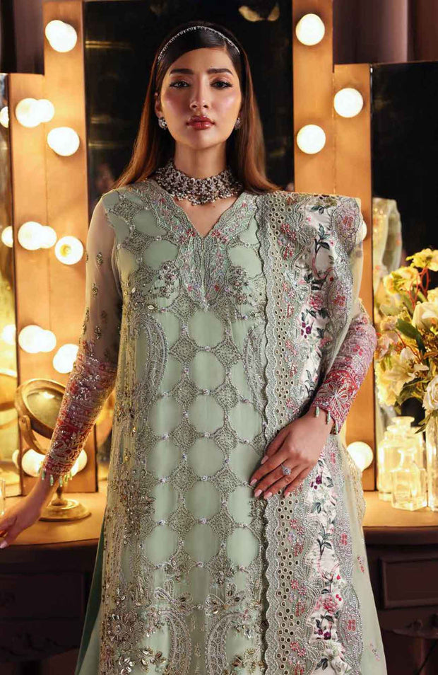 Nureh - Nureh Jhoomro Collection'25 Embroidered Suits Unstitched 3 Piece - Formal Collection - aubranz.com