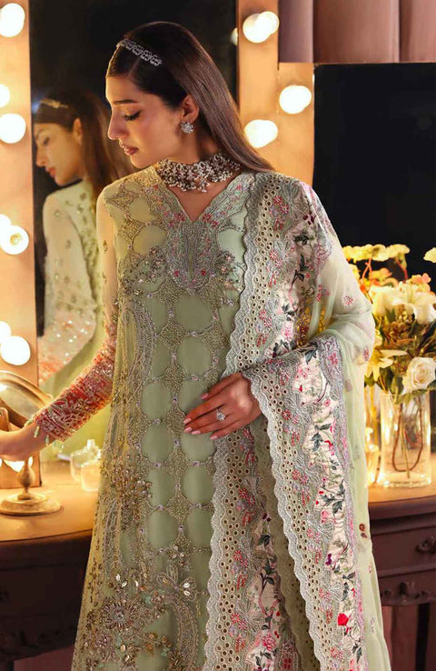 Nureh - Nureh Jhoomro Collection'25 Embroidered Suits Unstitched 3 Piece - Formal Collection - aubranz.com