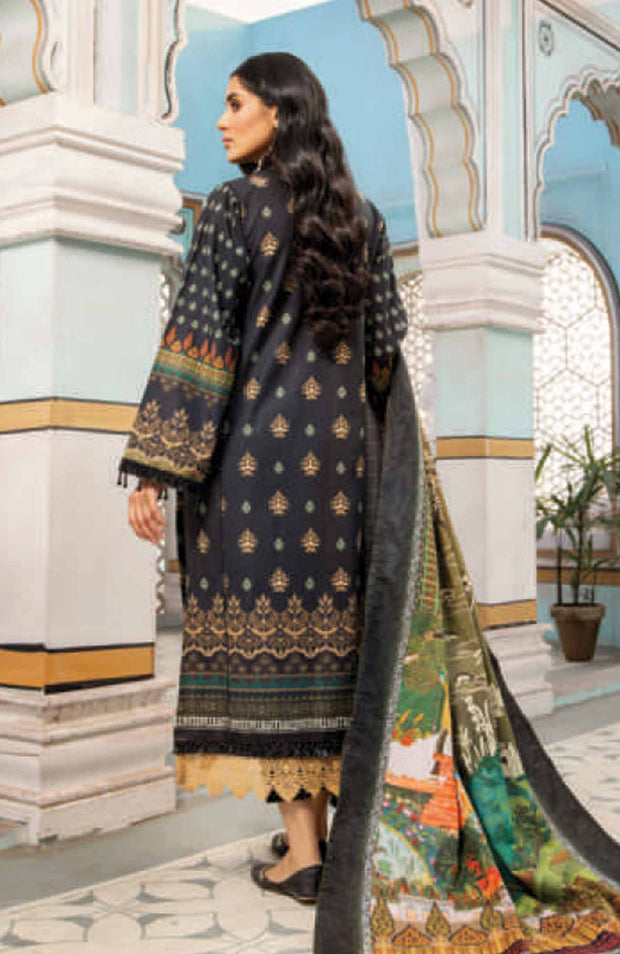 Mausummery - Mausummery Printed Khaddar'25 Unstitched 3 Piece - Winter Collection - aubranz.com