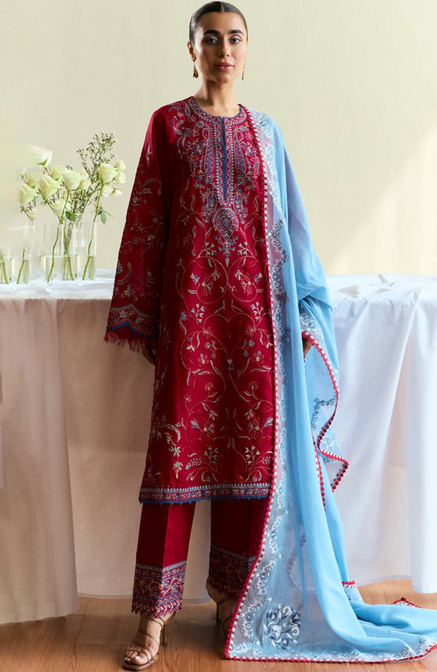 Zara_Shahjahan - Coco Eid Edit'25 By Zara ShahJahan Embroidered Lawn Suits Unstitched 3 Piece - Summer Collection - aubranz.com
