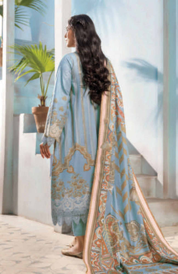 Mausummery - Mausummery Printed Khaddar'25 Unstitched 3 Piece - Winter Collection - aubranz.com