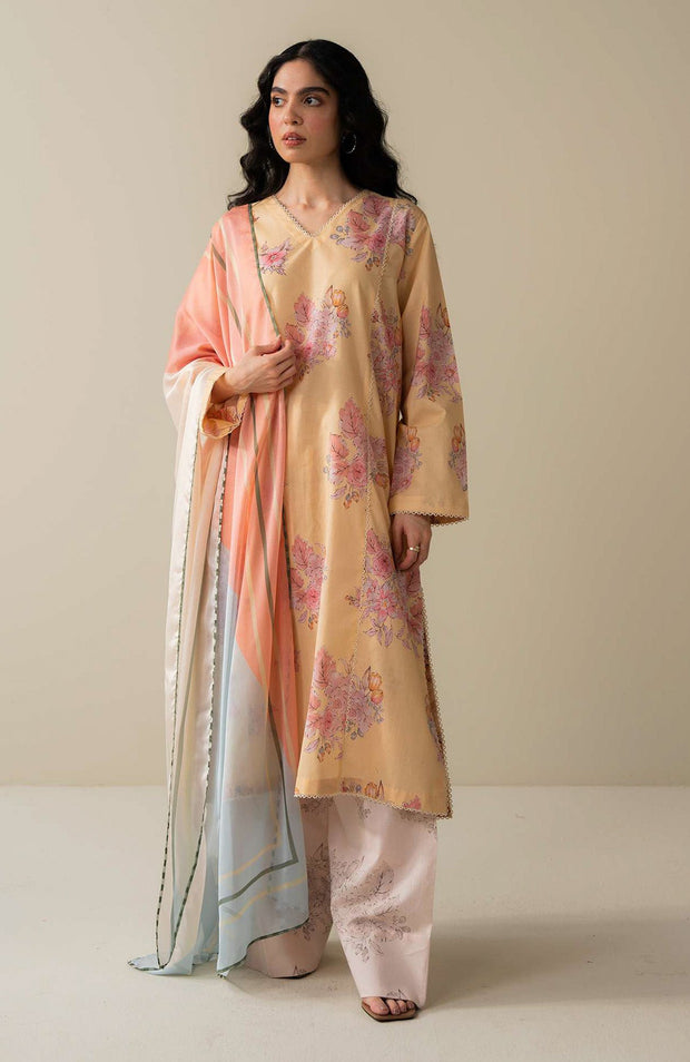 Zara_Shahjahan - Coco Prints'25 Vol-3 by Zara Shahjahan Printed Lawn Suits Unstitched 3 Piece - Summer Collection - aubranz.com
