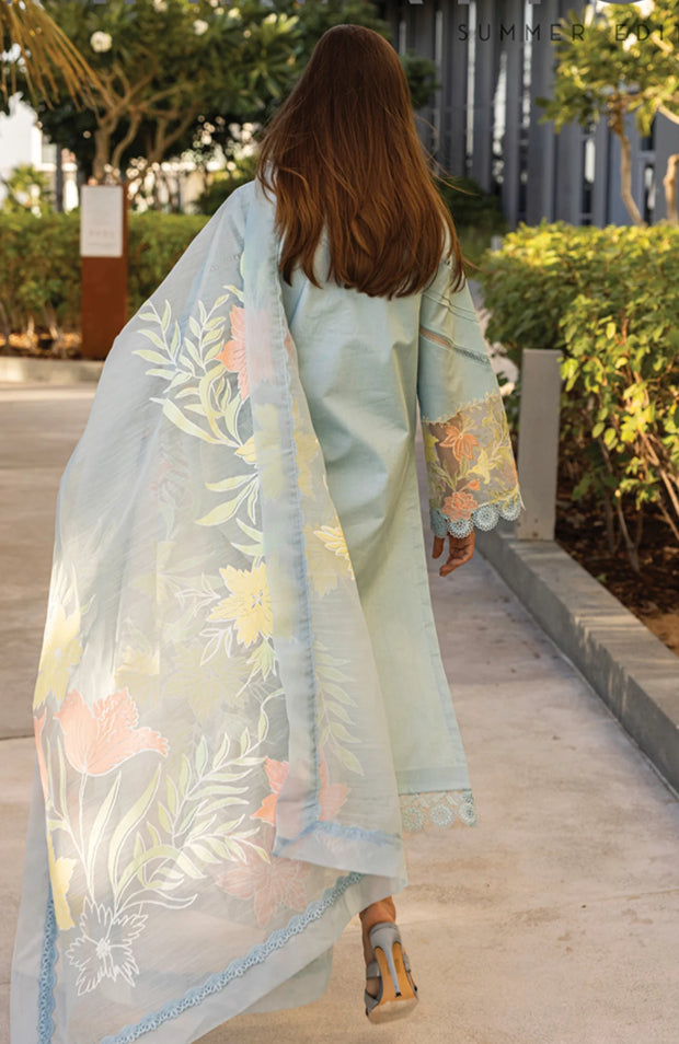 SKU#RR8 CARNATION LAWN'25 BY RANG RASIYA EMBROIDERED SUITS UNSTITCHED 3 PIECE - SUMMER COLLECTION