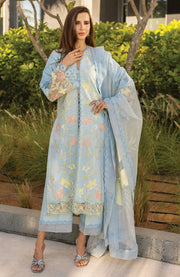SKU#RR8 CARNATION LAWN'25 BY RANG RASIYA EMBROIDERED SUITS UNSTITCHED 3 PIECE - SUMMER COLLECTION