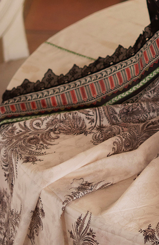 Mausummery - Mausummery Printed Lawn'25 Vol-4 Unstitched 3 Piece - Summer Collection - aubranz.com