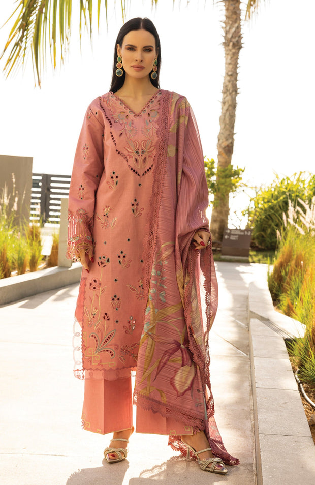 Rangrasiya - Carnation Lawn'25 By Rang Rasiya Embroidered Suits Unstitched 3 Piece - Summer Collection - aubranz.com