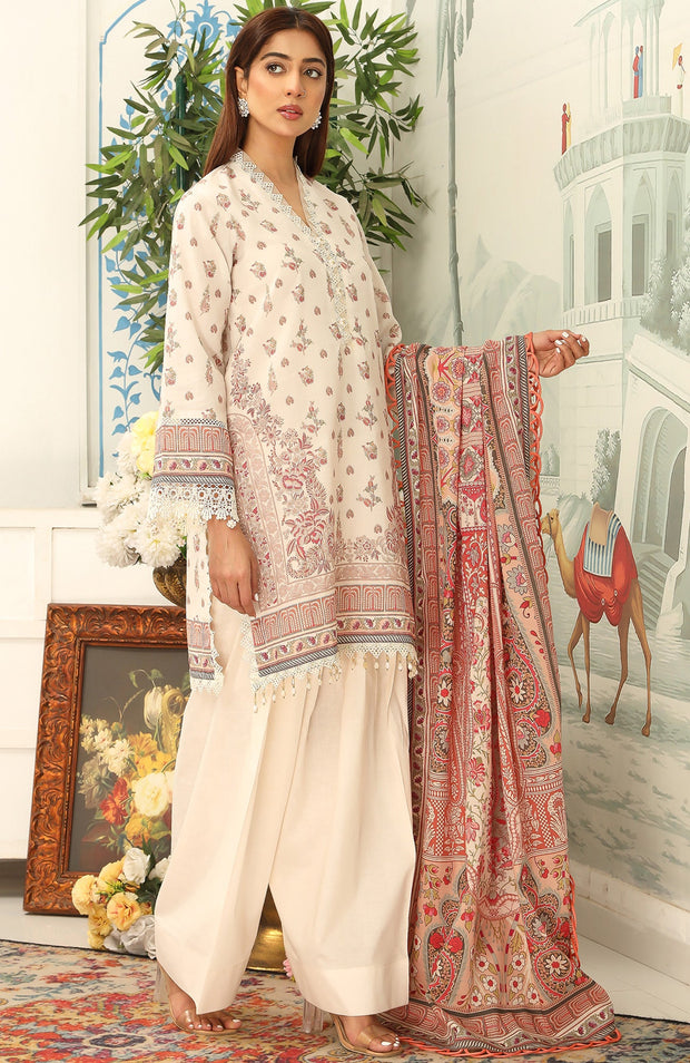Mausummery - Mausummery Printed Lawn'25 Volume 3 Unstitched 3 Piece - Summer Collection - aubranz.com