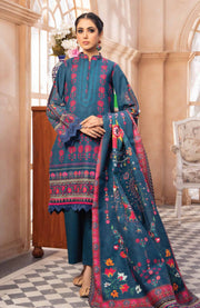 Mausummery - Mausummery Printed Khaddar'25 Unstitched 3 Piece - Winter Collection - aubranz.com