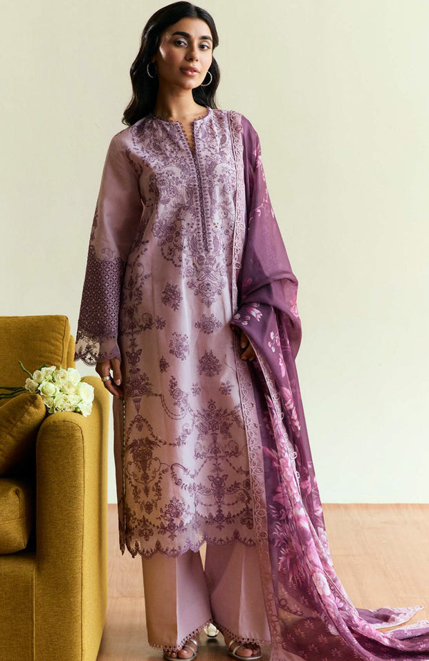 Zara_Shahjahan - Coco Eid Edit'25 By Zara ShahJahan Embroidered Lawn Suits Unstitched 3 Piece - Summer Collection - aubranz.com