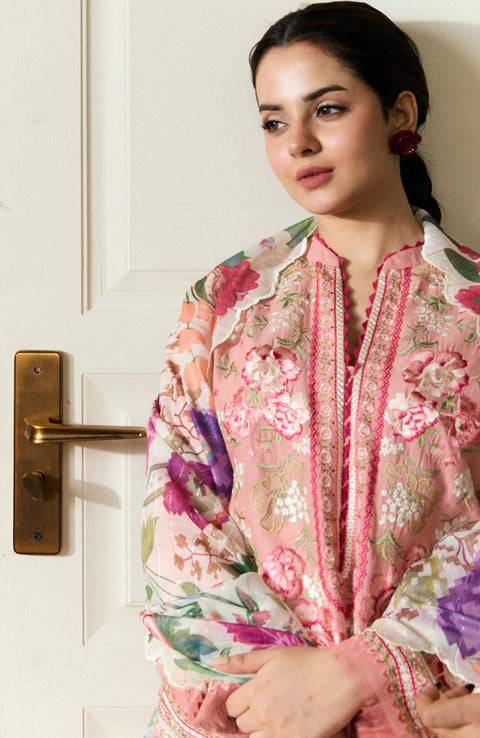 Zara_Shahjahan - Coco Eid Edit'25 By Zara ShahJahan Embroidered Lawn Suits Unstitched 3 Piece - Summer Collection - aubranz.com