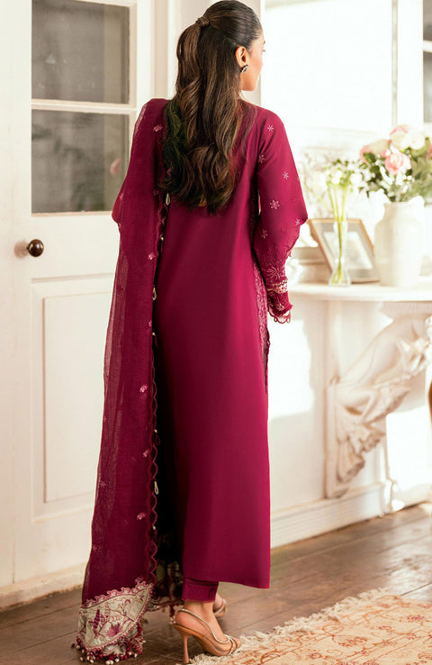 Qalamkar - Luxury Lawn Eid Edit'25 By Qalamkar Embroidered Suits Unstitched 3 Piece - Summer Collection - aubranz.com