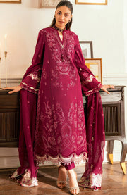 Qalamkar - Luxury Lawn Eid Edit'25 By Qalamkar Embroidered Suits Unstitched 3 Piece - Summer Collection - aubranz.com