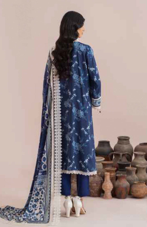 Mausummery - Mausummery Printed Linen'25 Unstitched 3 Piece - Winter Collection - aubranz.com