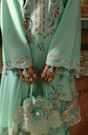 Zaha - Zaha festive Spring Summer'25 Embroidered Lawn Suits Unstitched 3 Piece - Summer Collection - aubranz.com