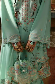 Zaha - Zaha festive Spring Summer'25 Embroidered Lawn Suits Unstitched 3 Piece - Summer Collection - aubranz.com
